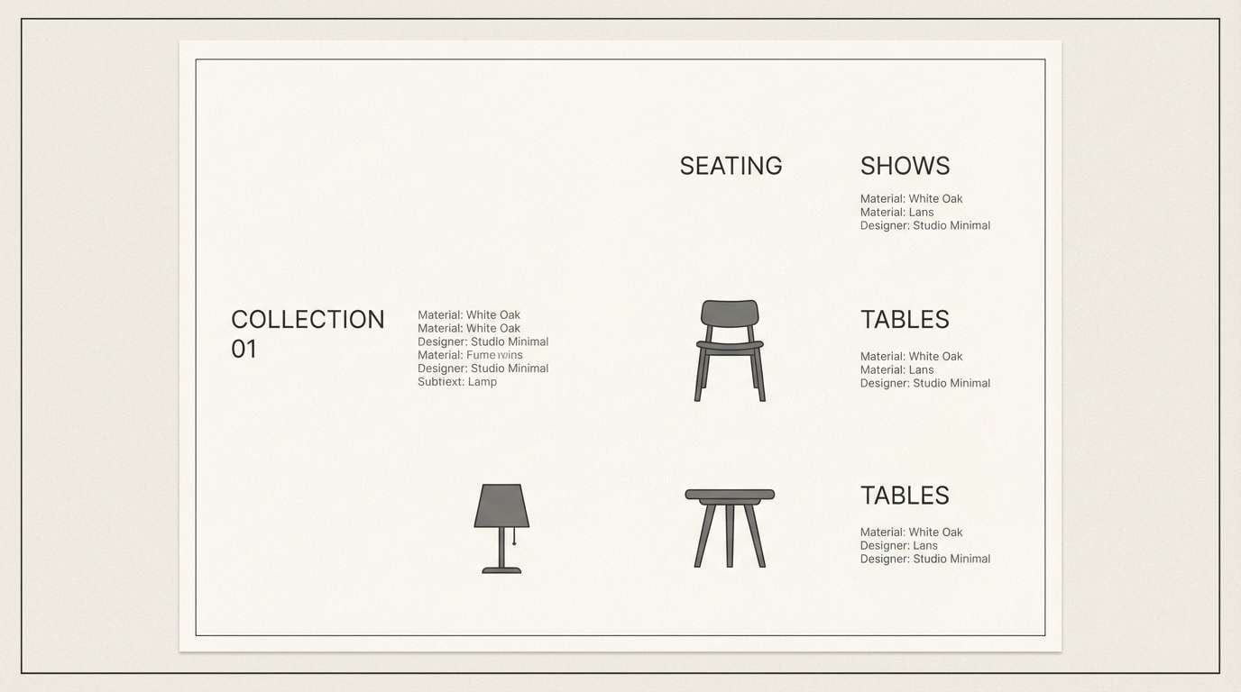 home lookbook layout