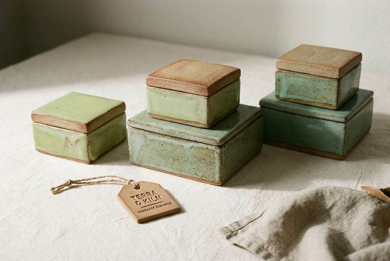 ceramics packaging mockup