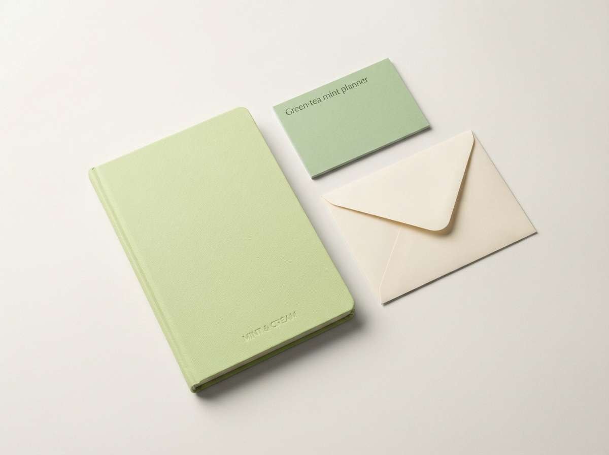 green tea stationery set
