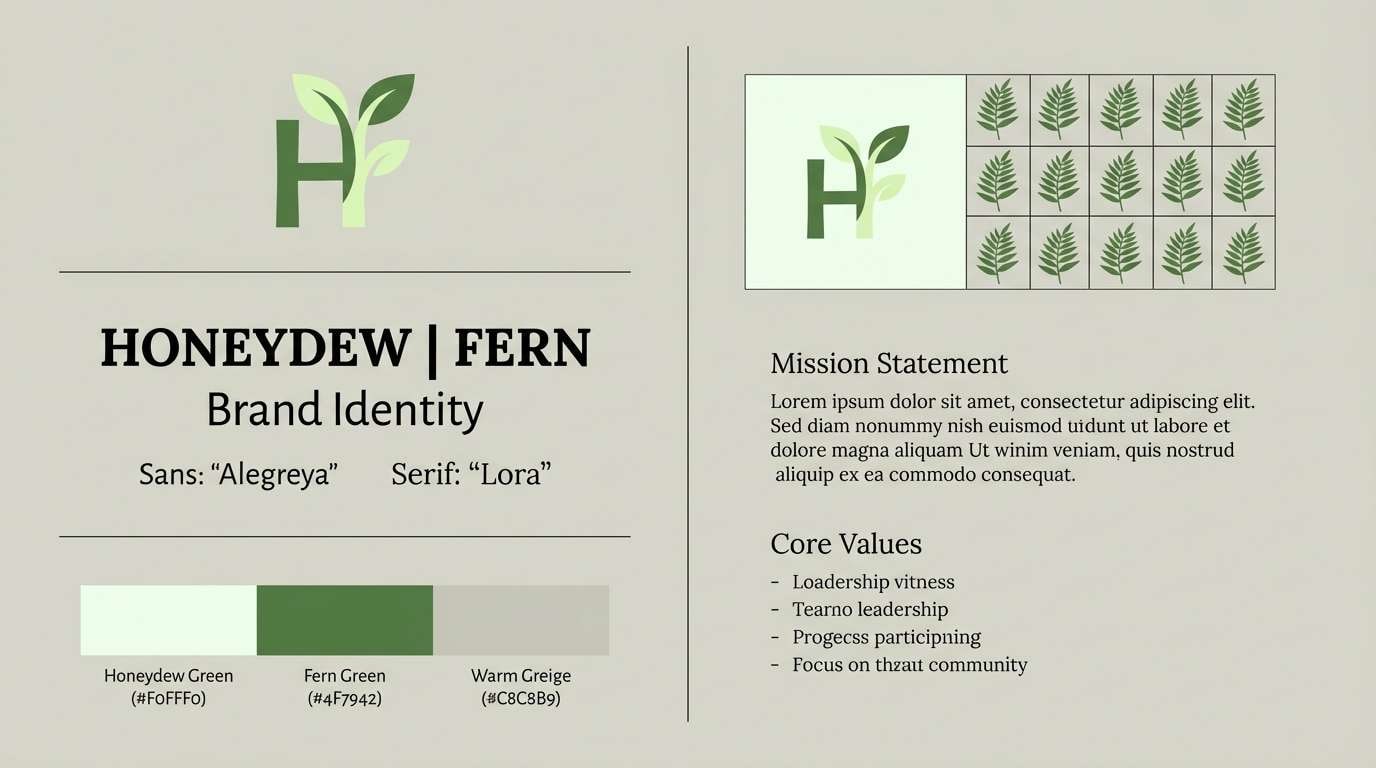 brand guidelines slide