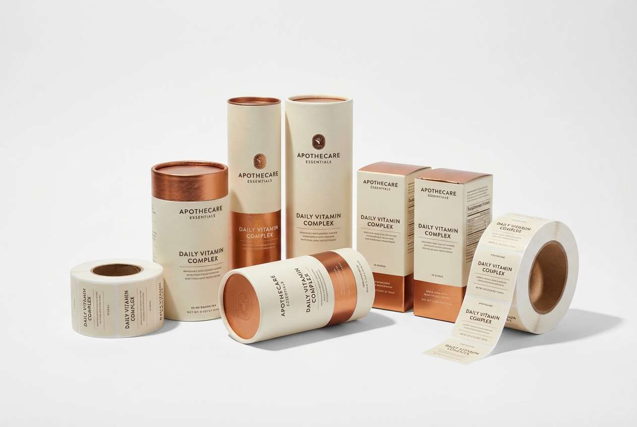 pharmacy packaging studio shot