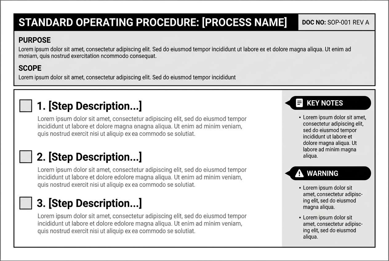 sop document template