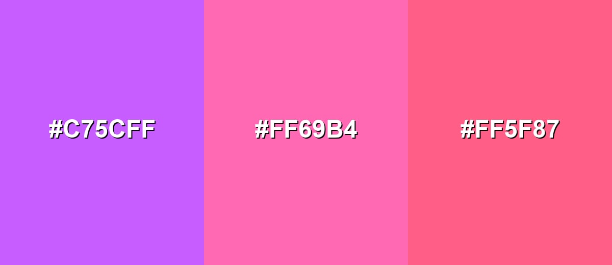 analogous color for hot-pink-color