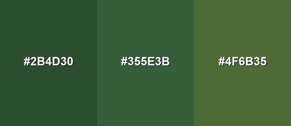 analogous color for hunter-green