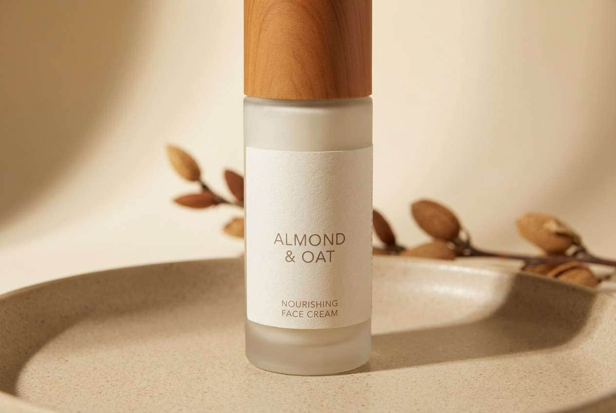 minimal skincare bottle