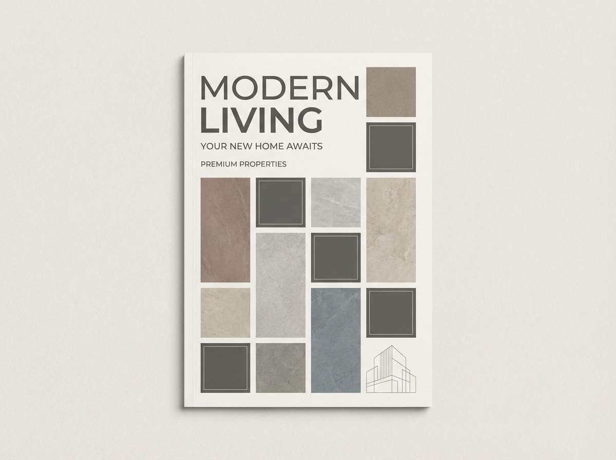 neutral brochure cover
