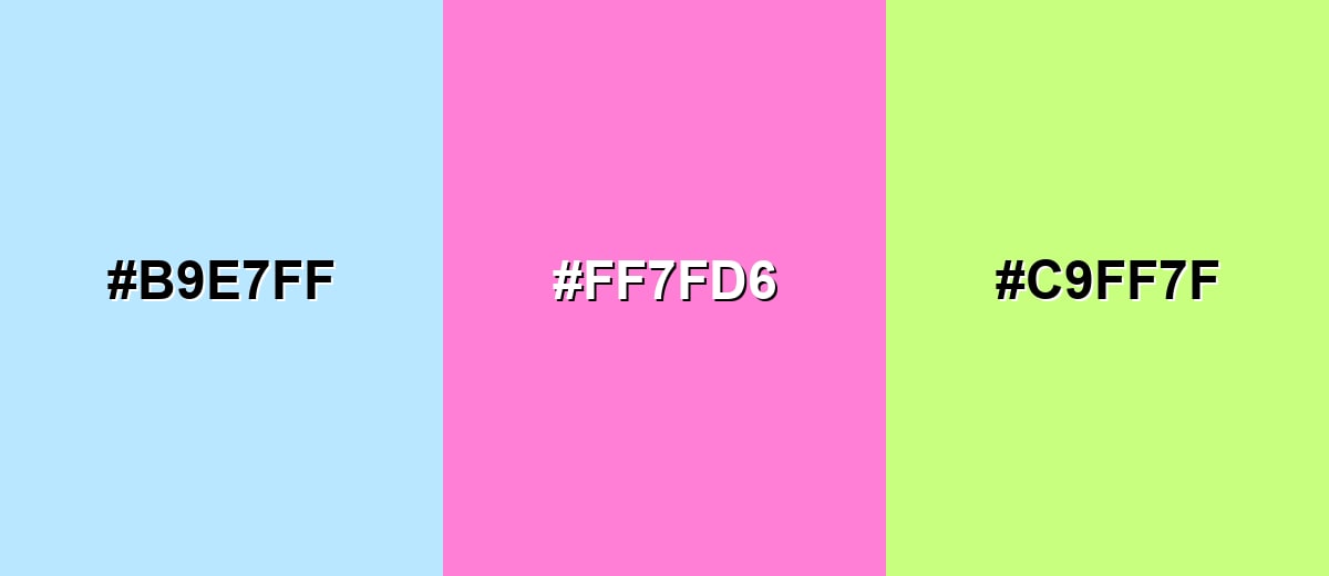 triadic combinations of ice-blue-color