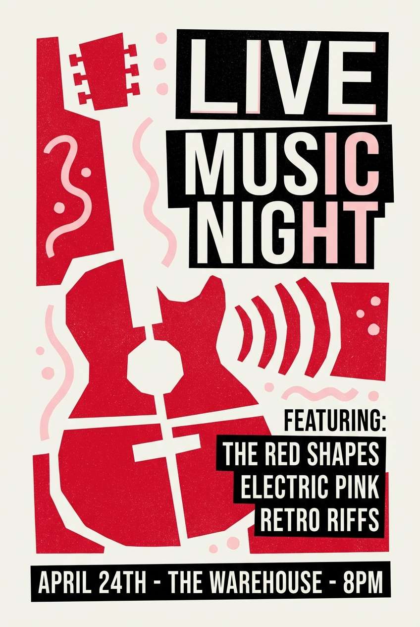 live music promo poster