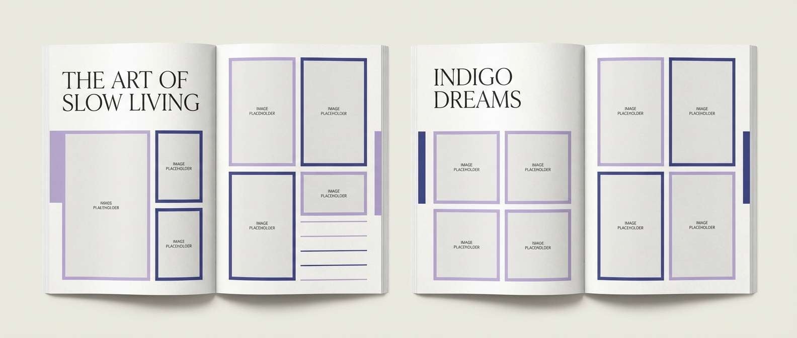 lavender editorial spread