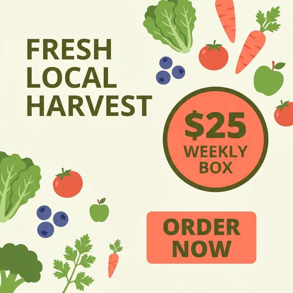 farmers market social promo