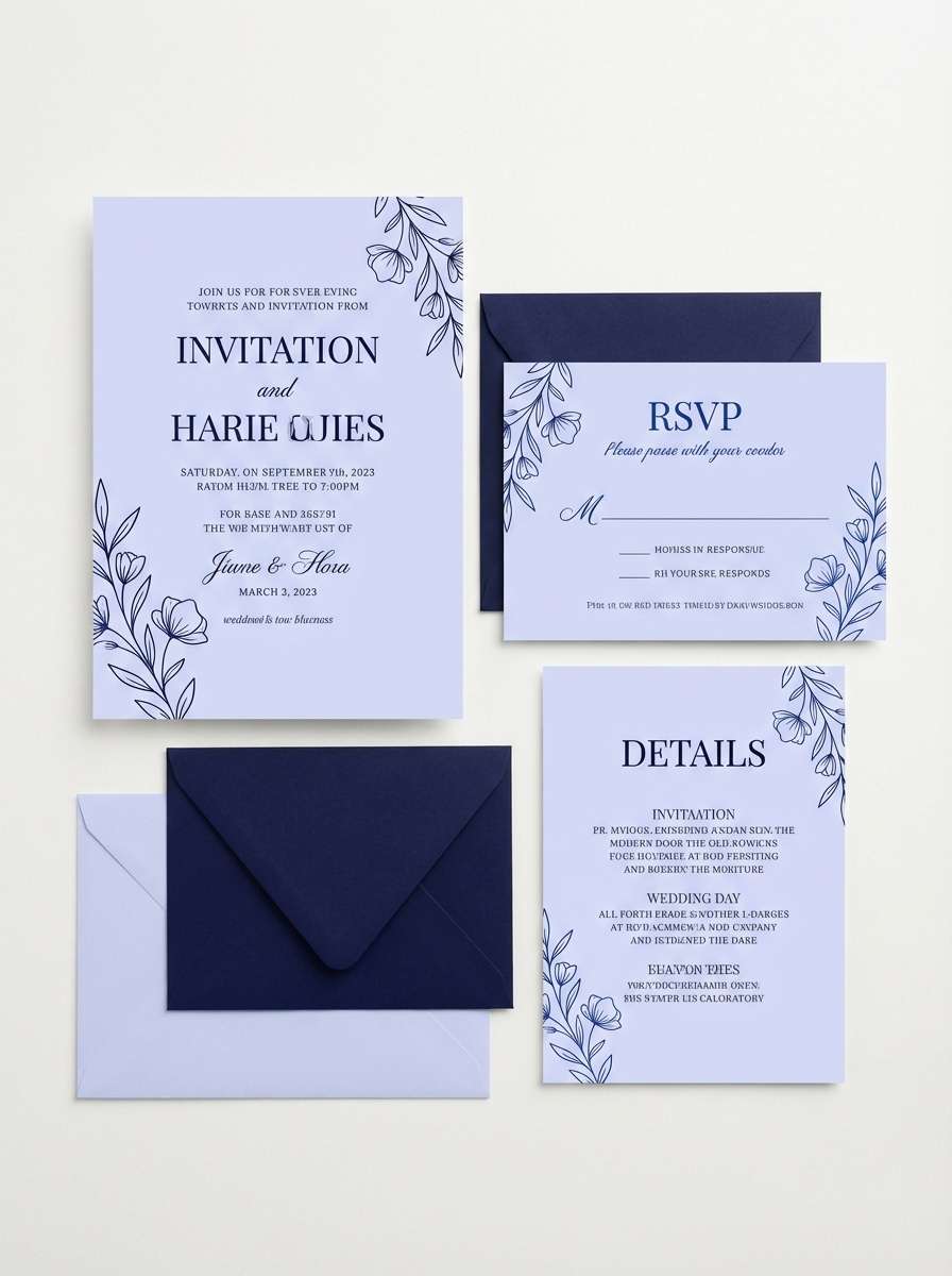 wedding invitation suite