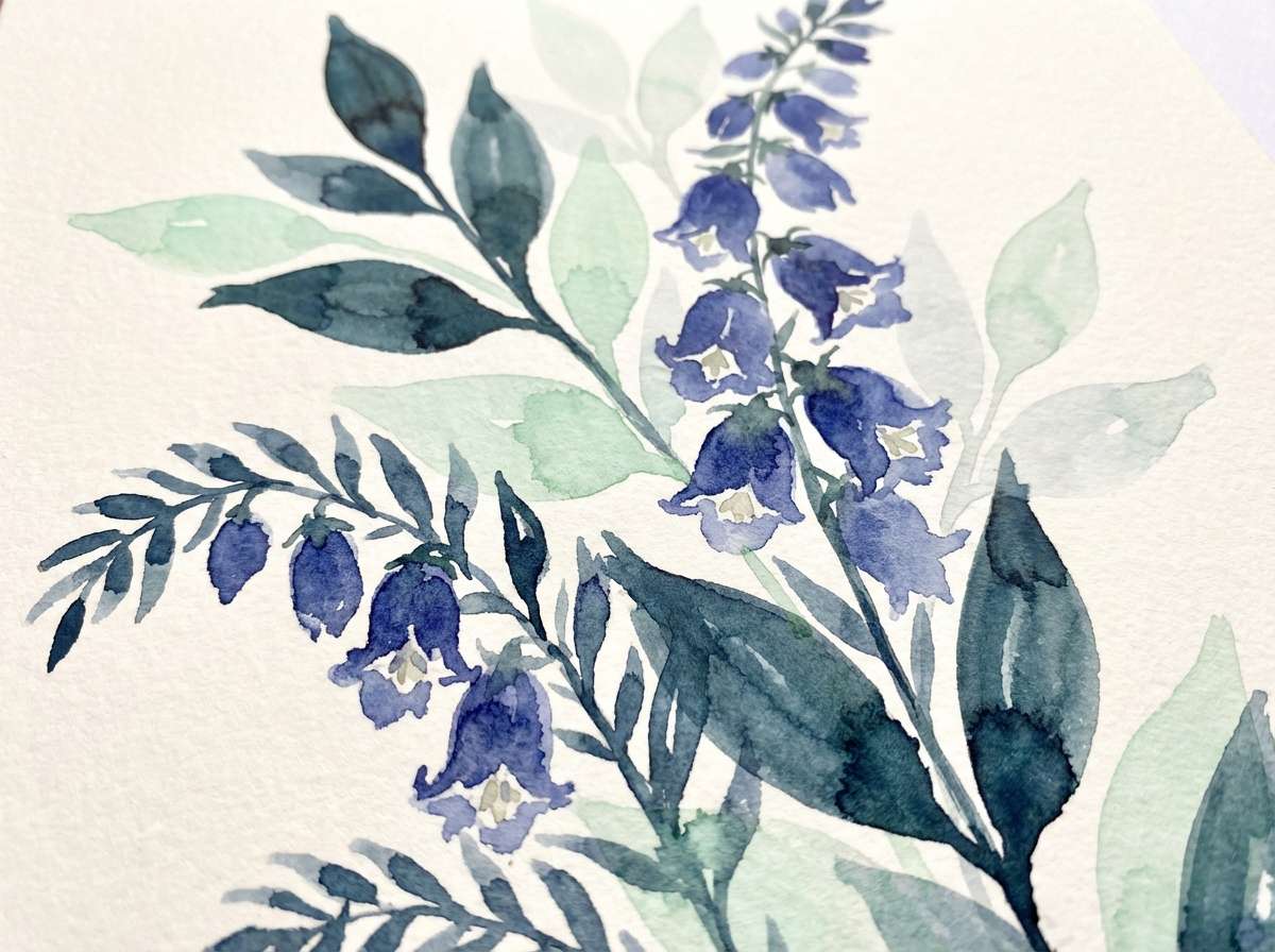 watercolor botanical illustration