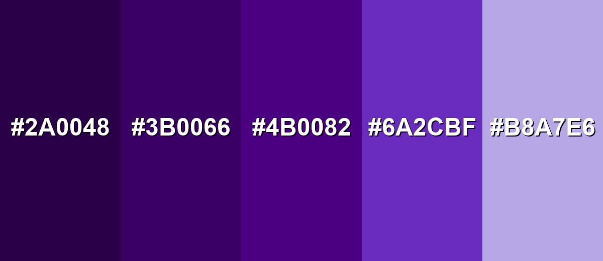 shades and variations of indigo-color