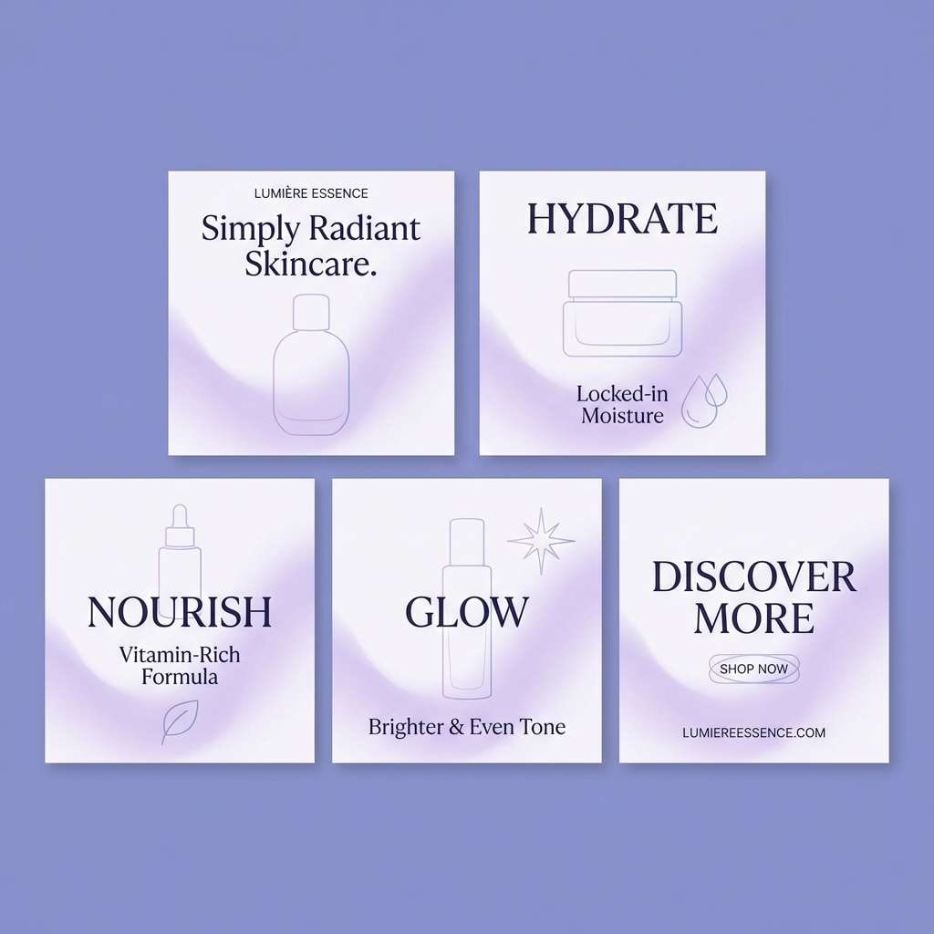 lavender indigo skincare carousel