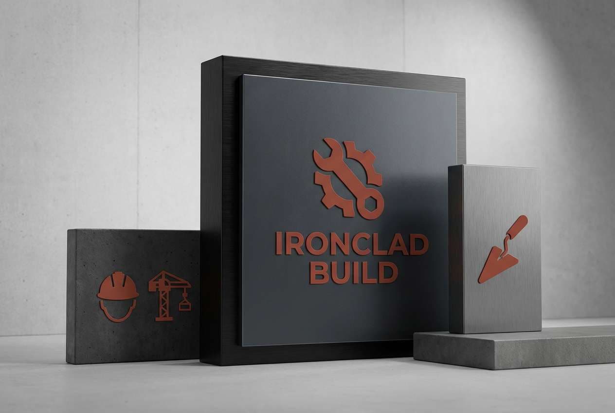 industrial signage mockup