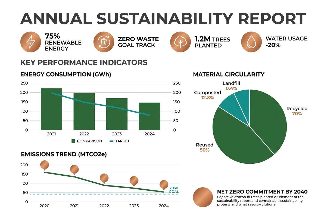 sustainability impact report page