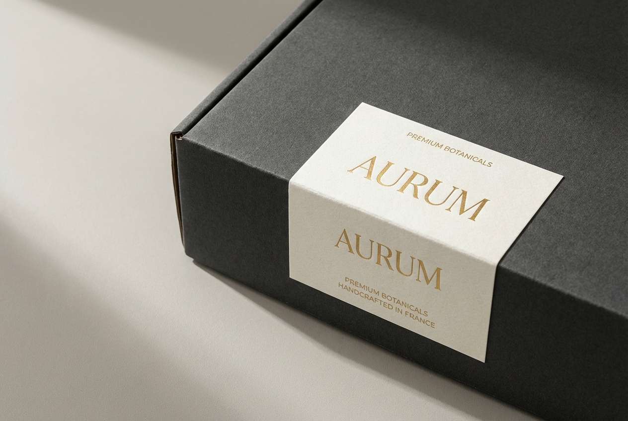 premium packaging shot