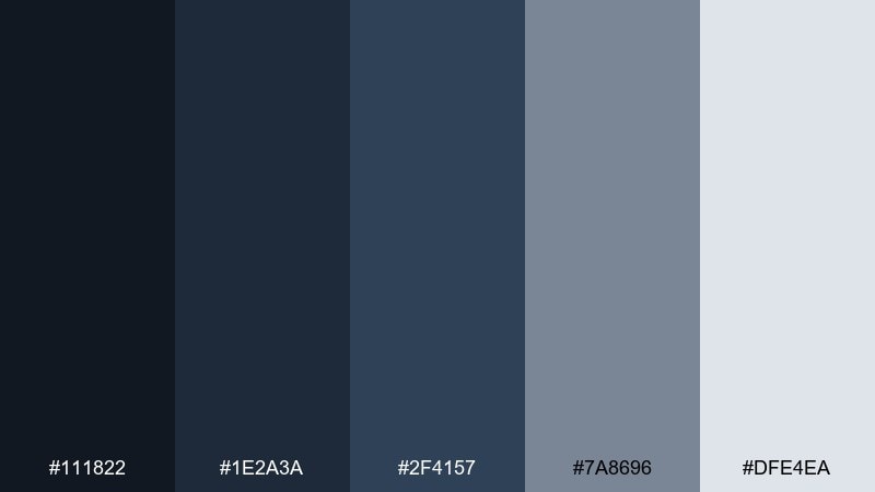 inkbound minimal color palette with hex codes