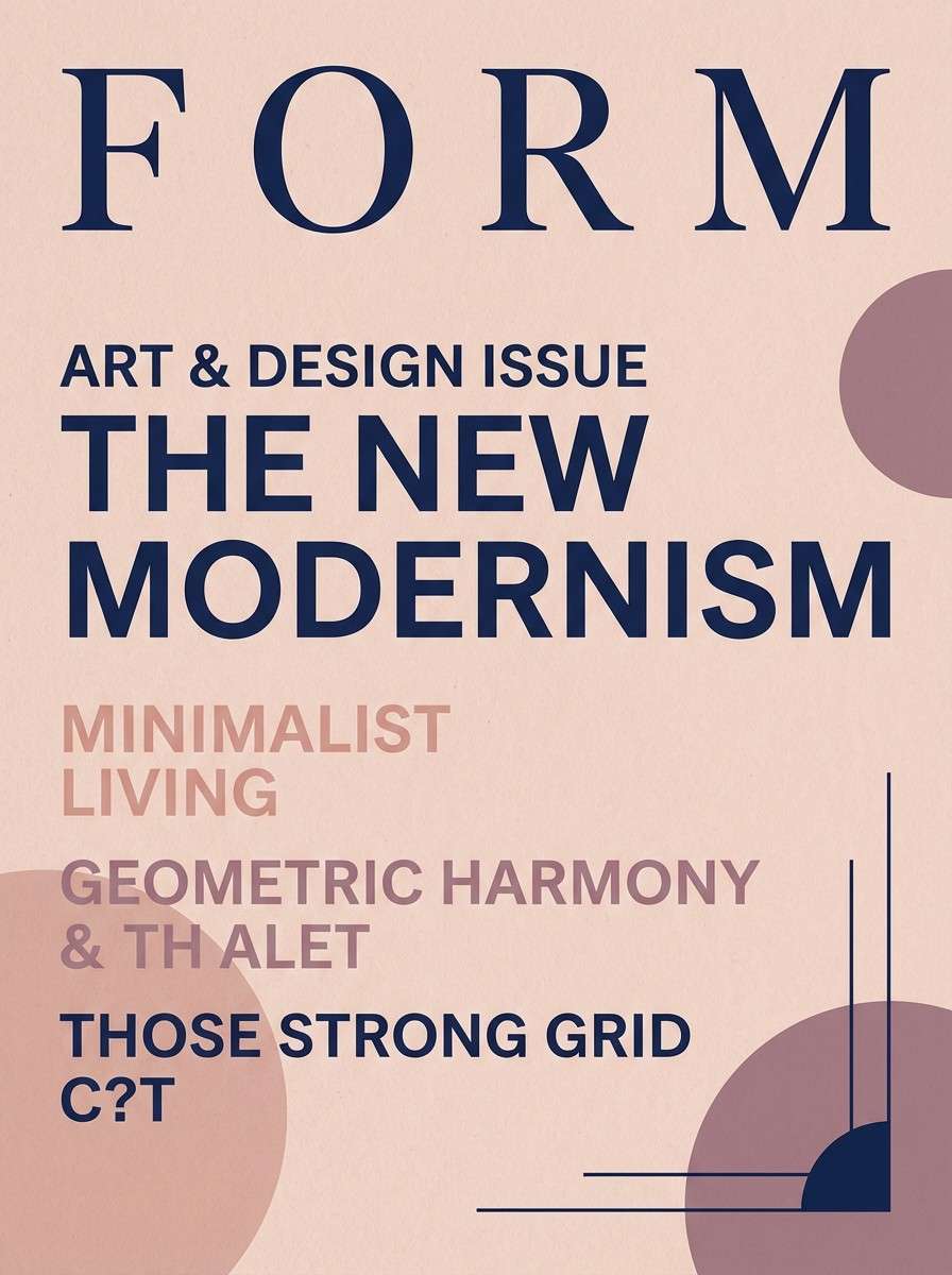 rose editorial cover layout