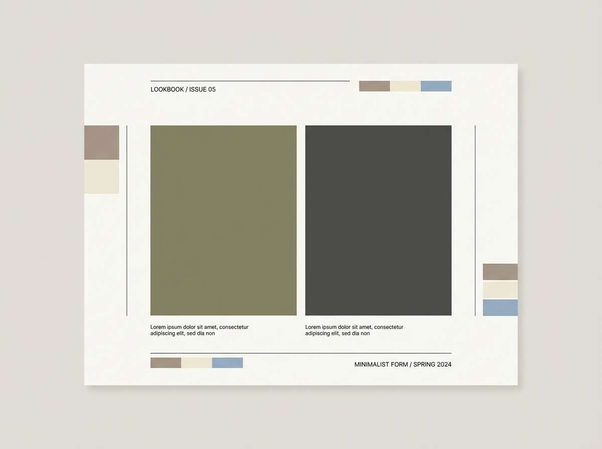 lookbook page layout