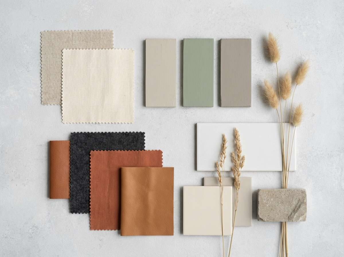 interior mood board collage