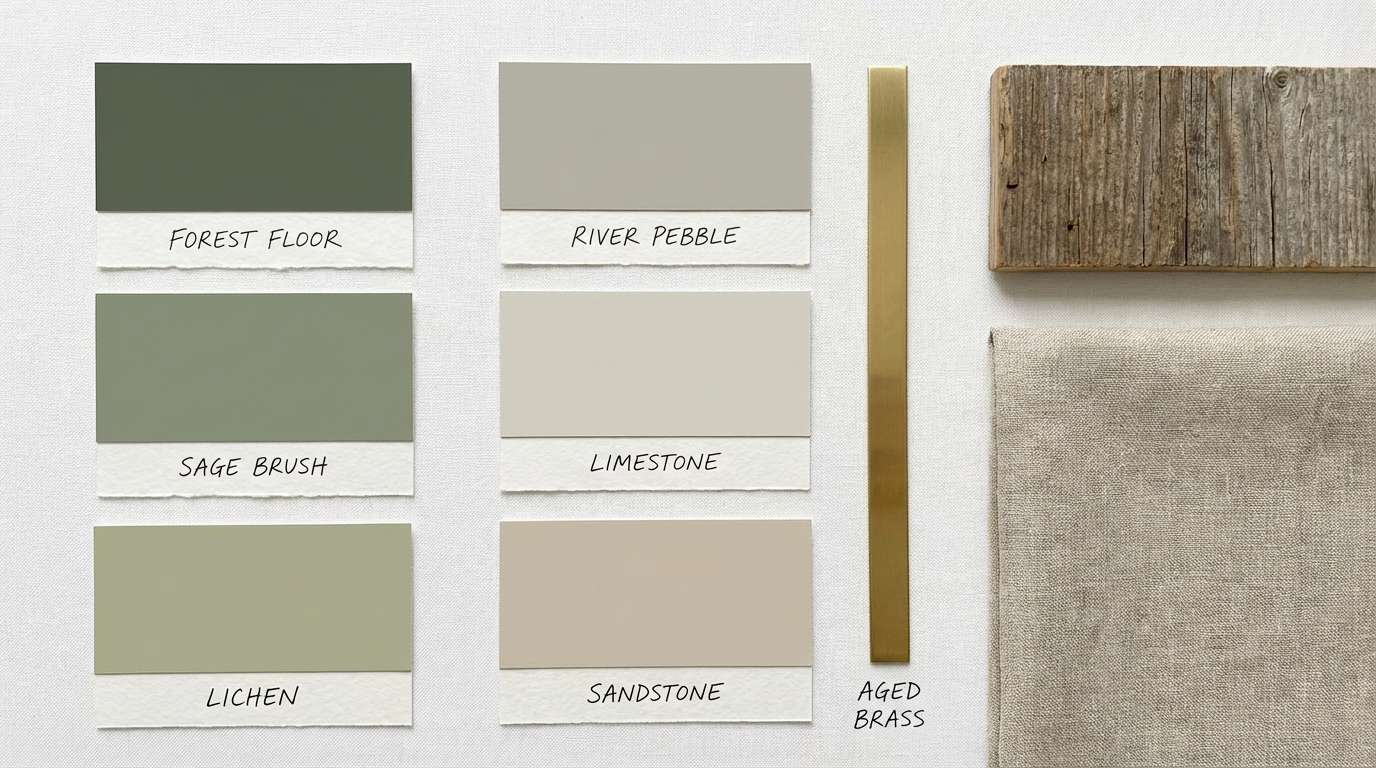 mossy interior paint board