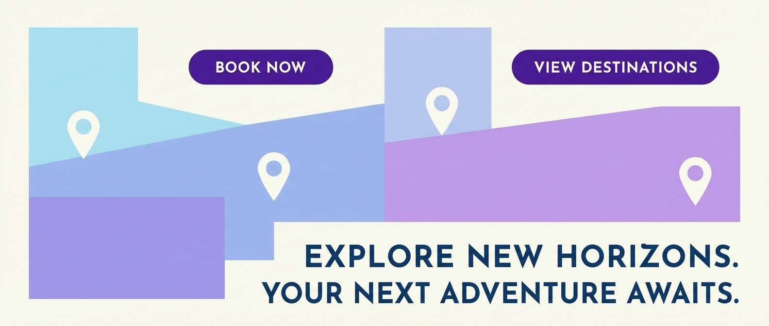 periwinkle travel banner