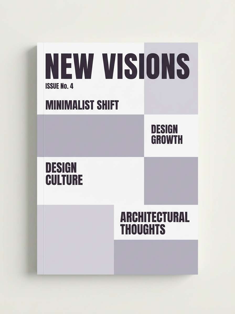 modern magazine cover