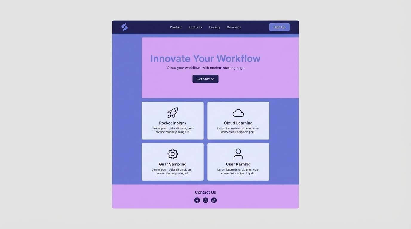 periwinkle landing ui