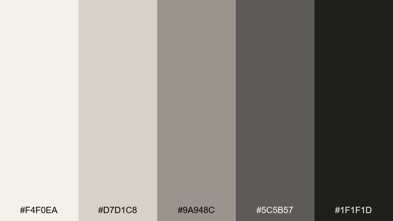 iron & linen farmhouse color palette with hex codes