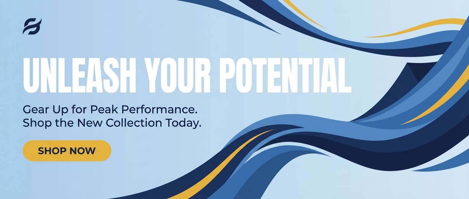 sporty website header