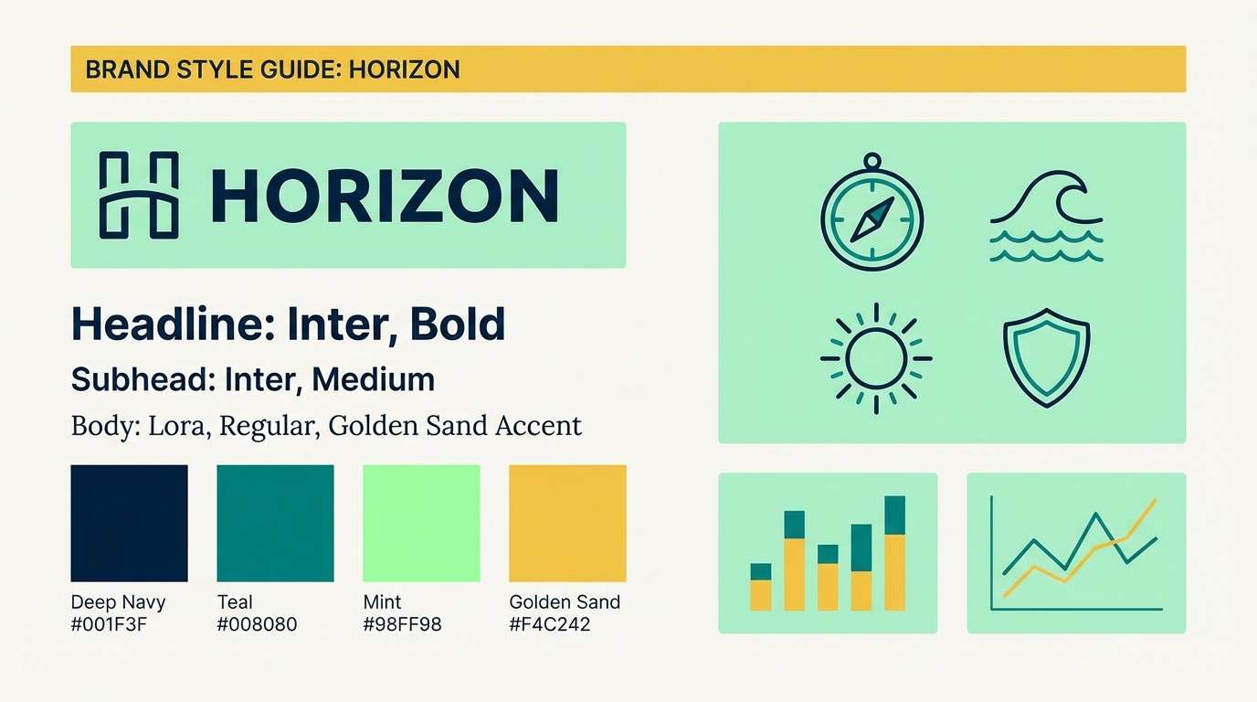 brand style guide layout