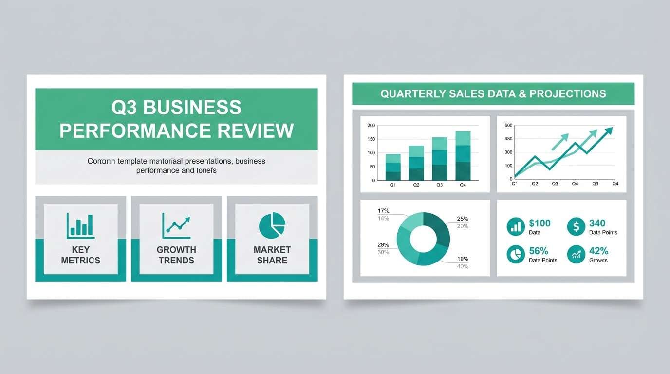 jade business slide template