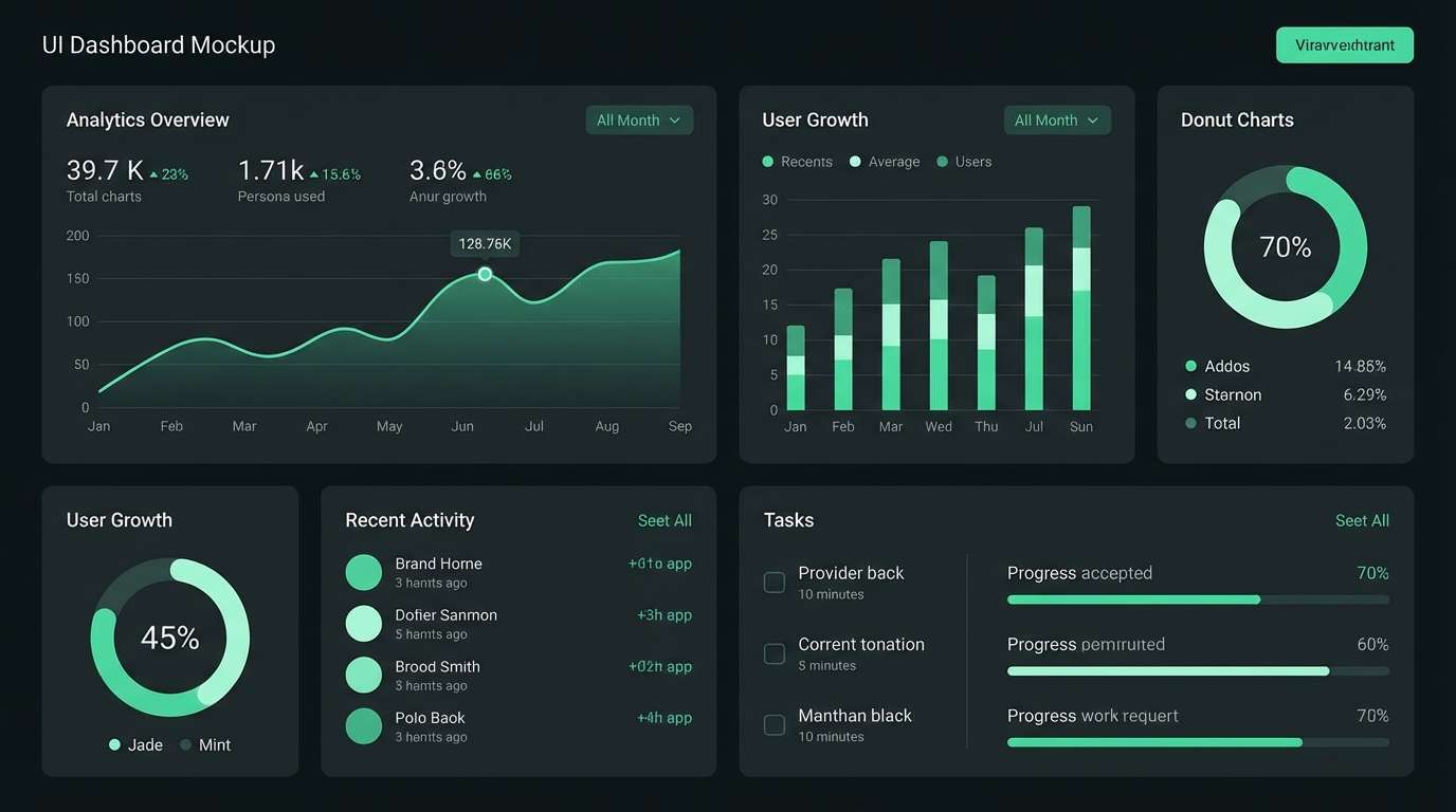 jade dark dashboard ui
