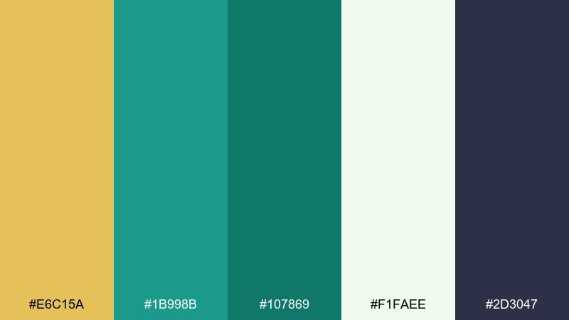 jade lantern color palette with hex codes