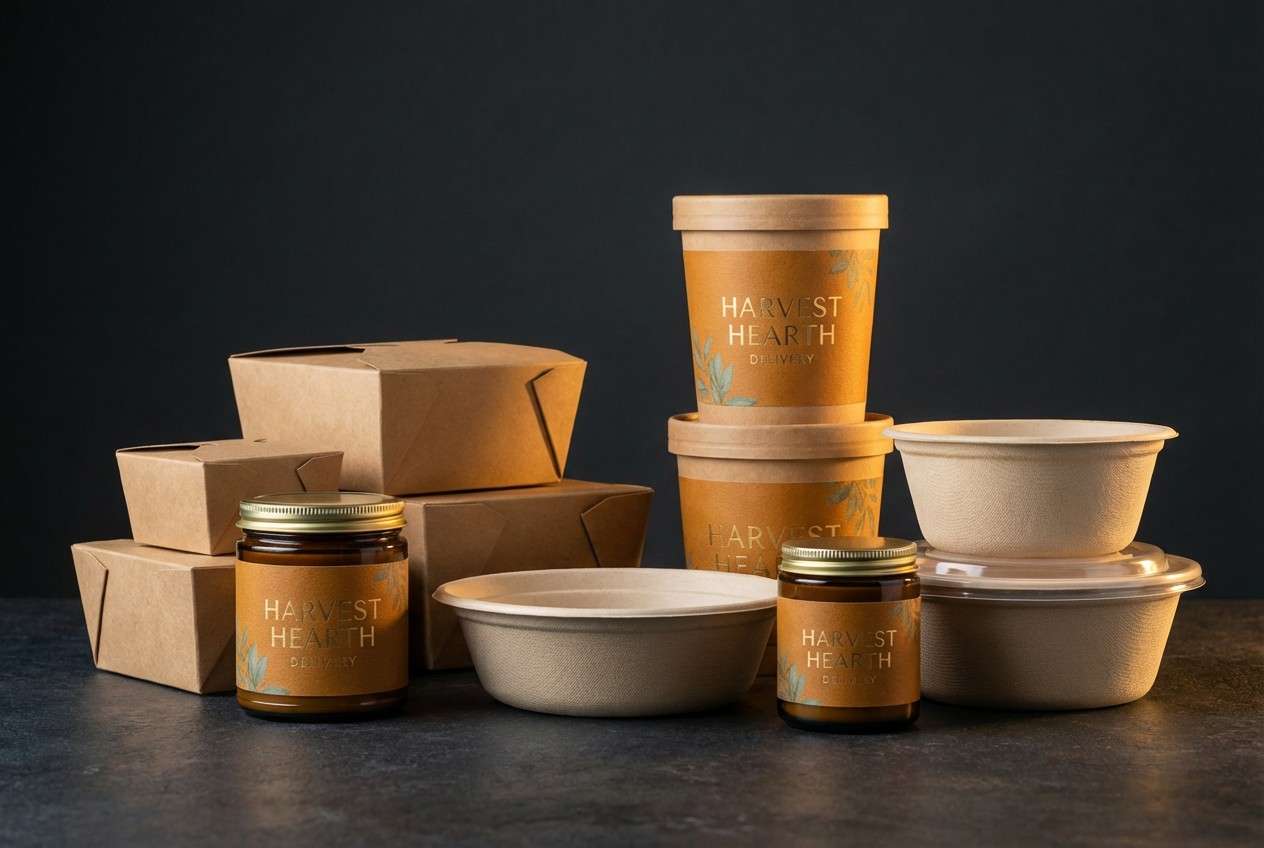 restaurant packaging shot