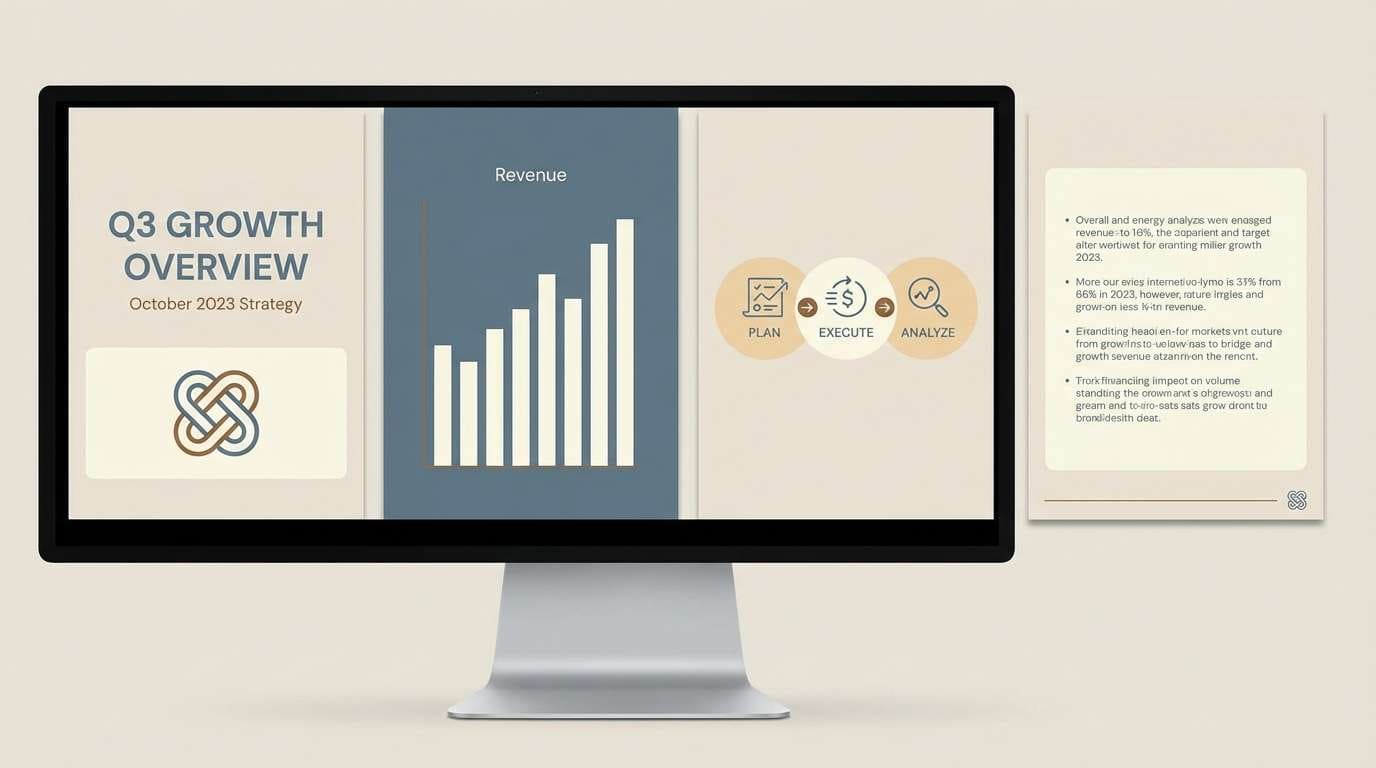 corporate slide deck