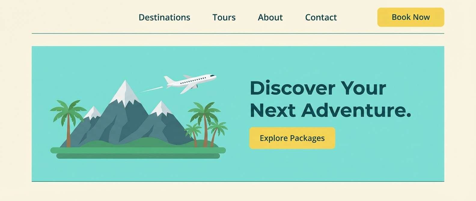travel website hero