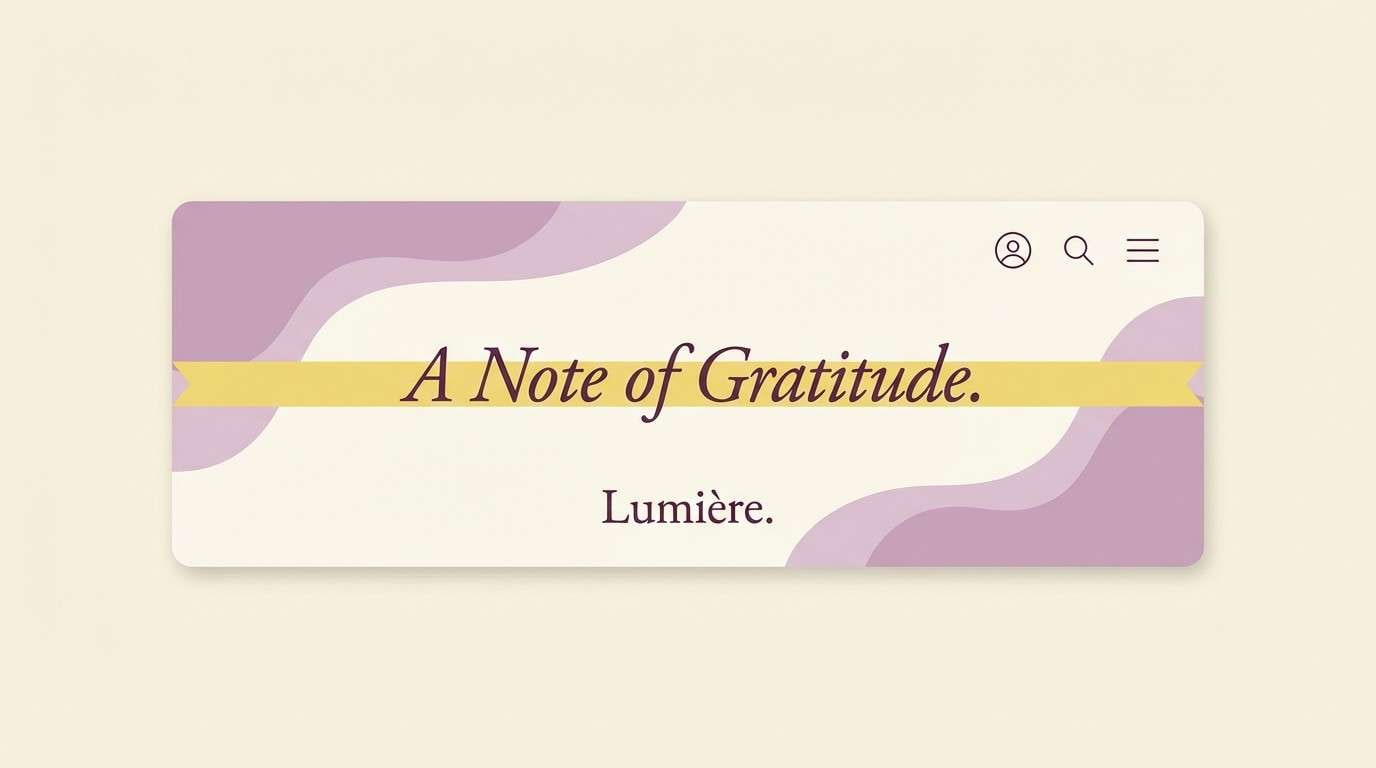 cosmetics email header