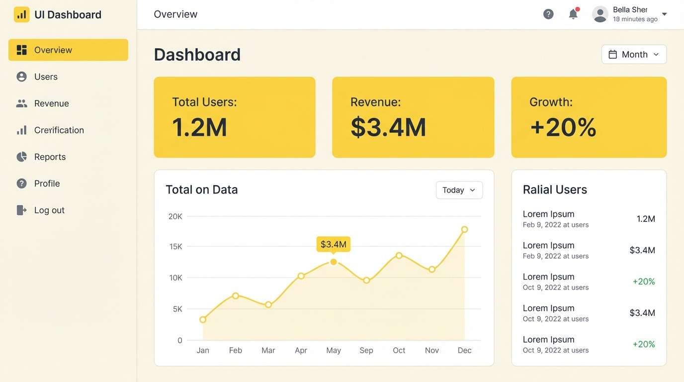 saas dashboard ui