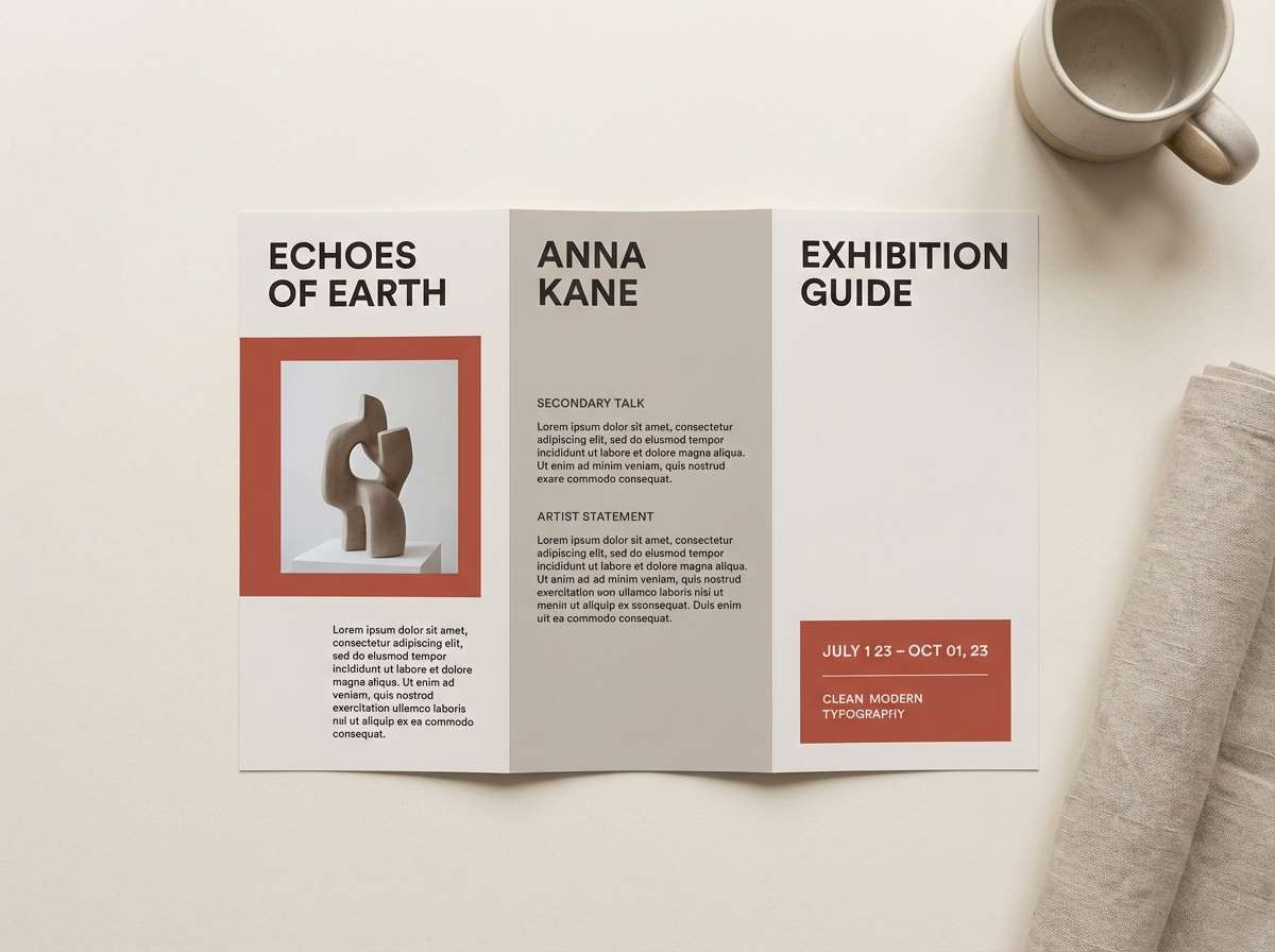 gallery brochure layout