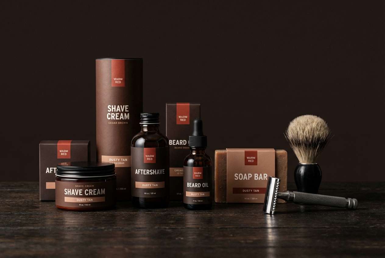 grooming product studio ad