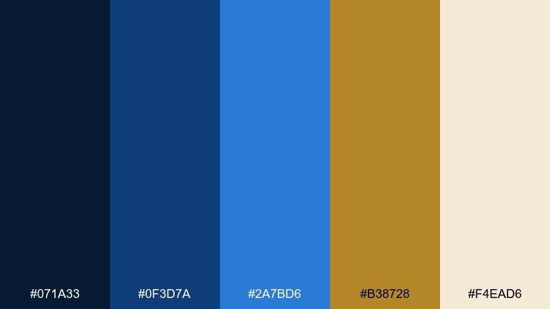 jazz age yacht color palette with hex codes