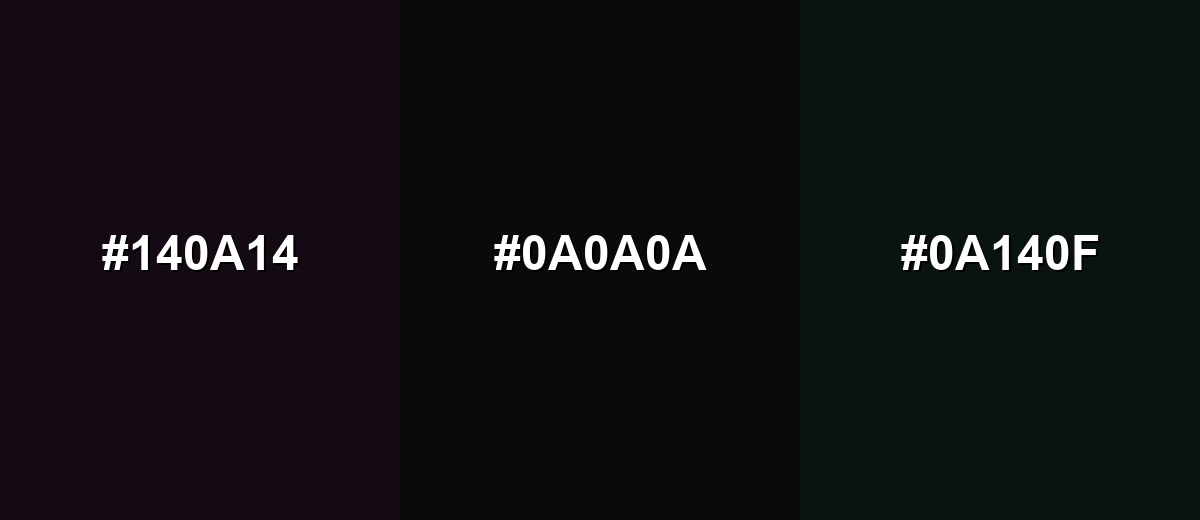 analogous color for jet-black