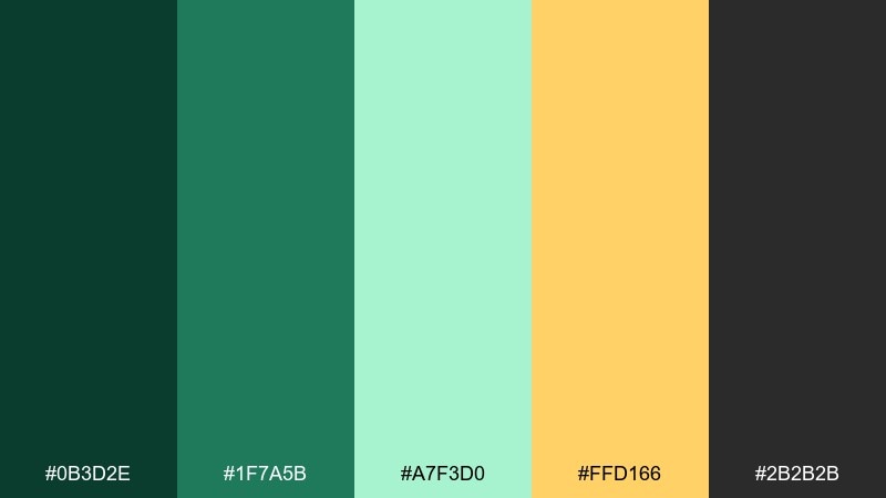 joystick jungle retro gaming color palette with hex codes