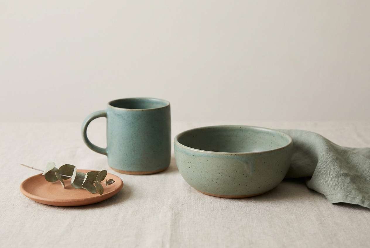 ceramic mug studio shot
