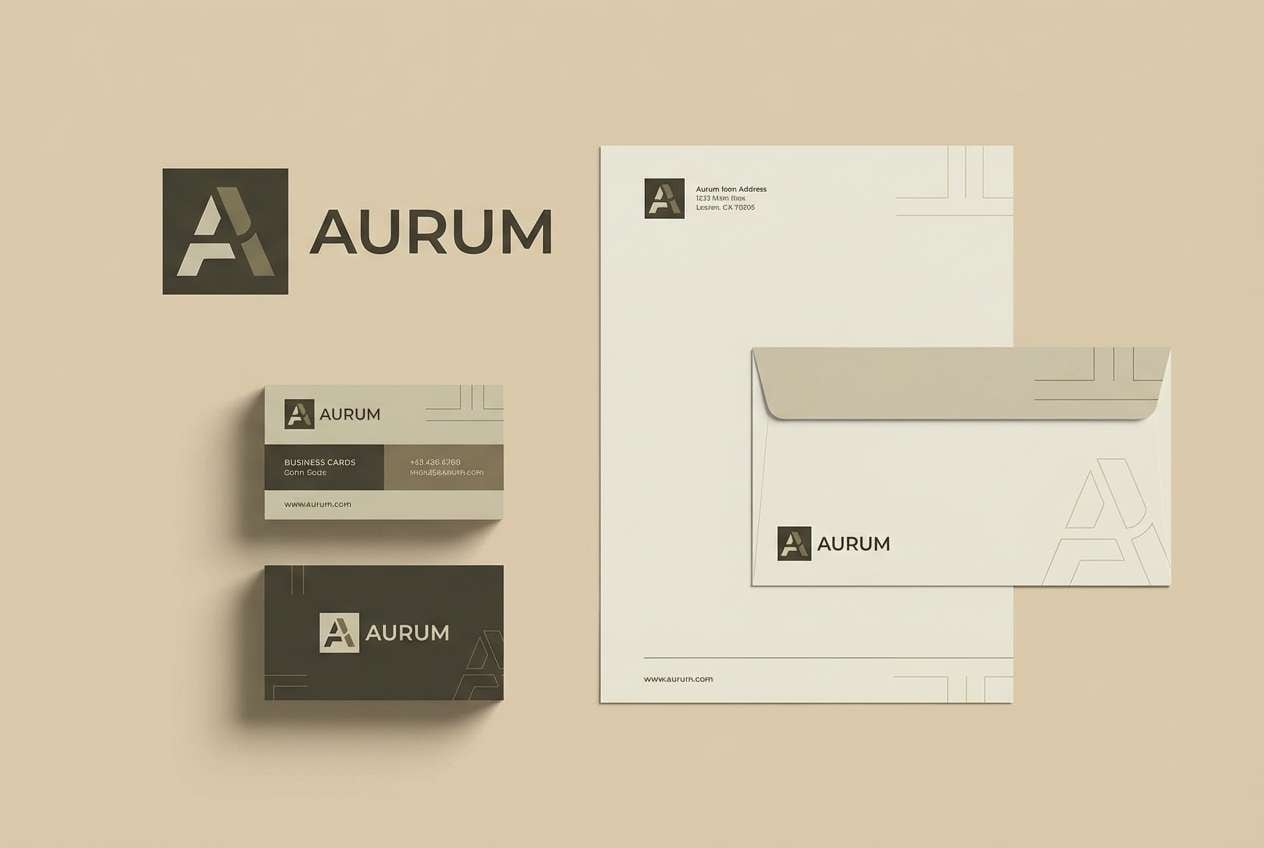 khaki brand stationery set