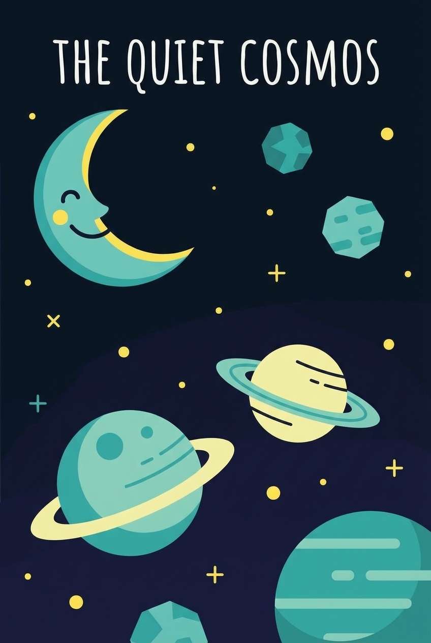 space themed storybook cover