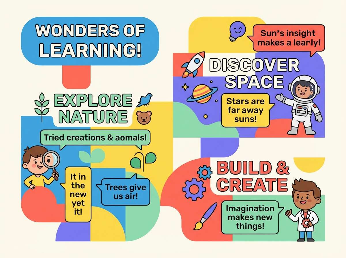 kids learning poster