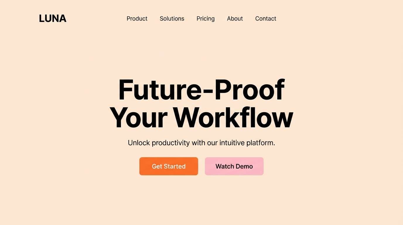 valentines landing page ui